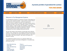 Tablet Screenshot of firemanagementsystems.com